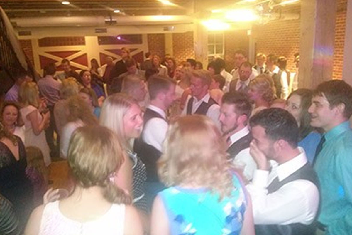 People Partying in a Barn