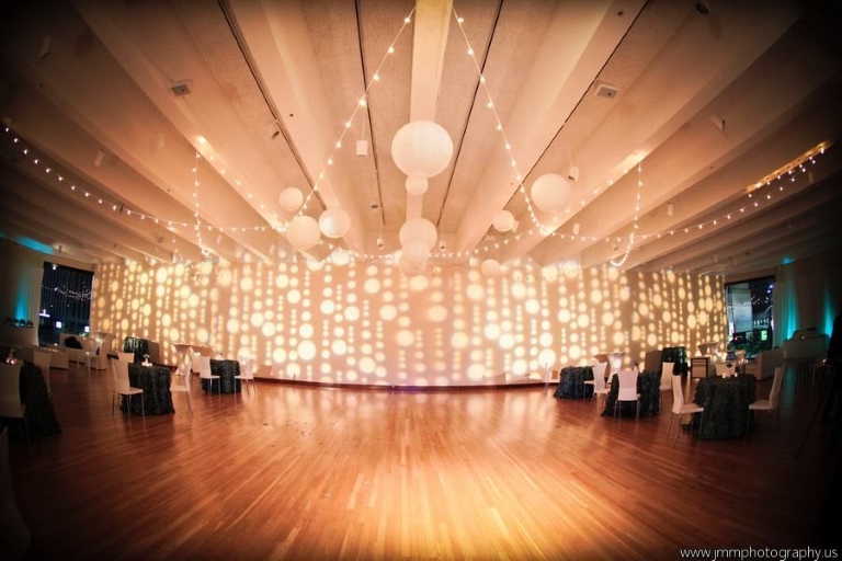 hotel party hall & Plan Dance Floor Lighting for a Columbus, OH, Wedding Reception