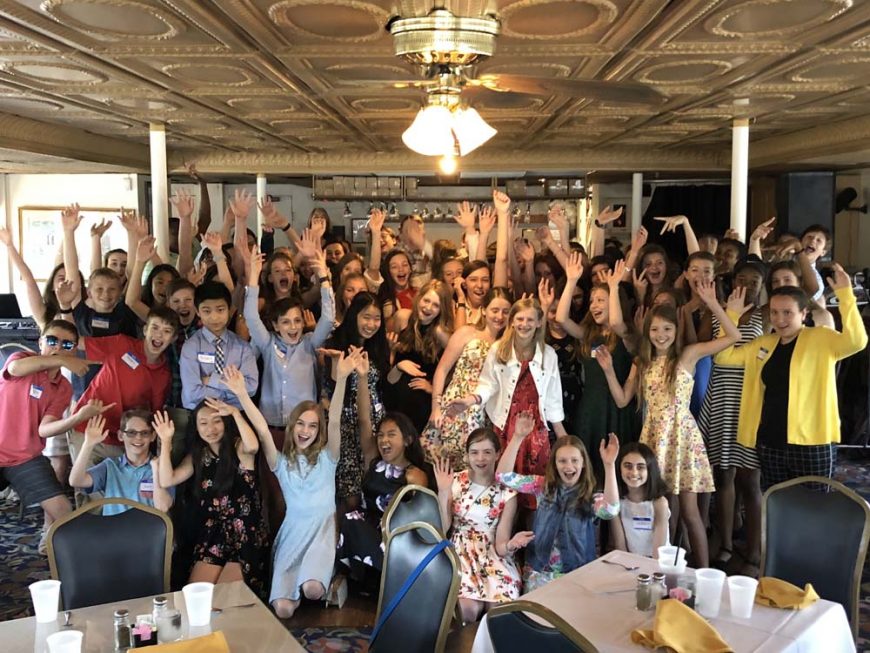 Party Starters engaging guests at Bar Mitzvah celebration Party Pleasers Dayton