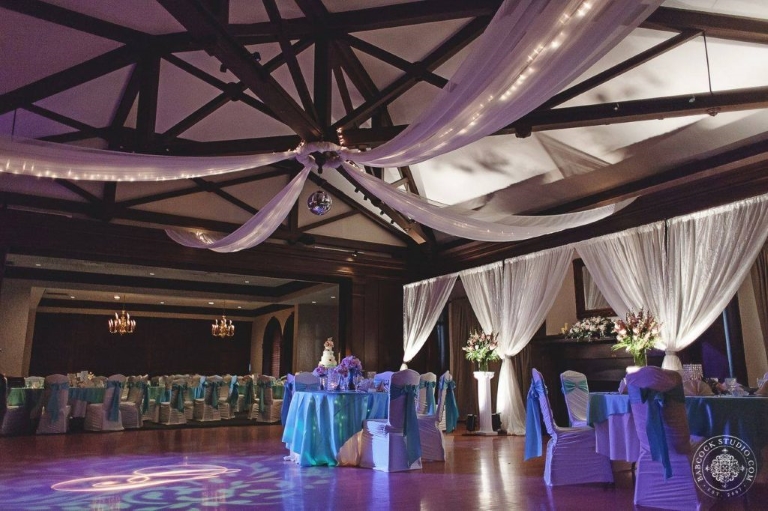 wedding reception area