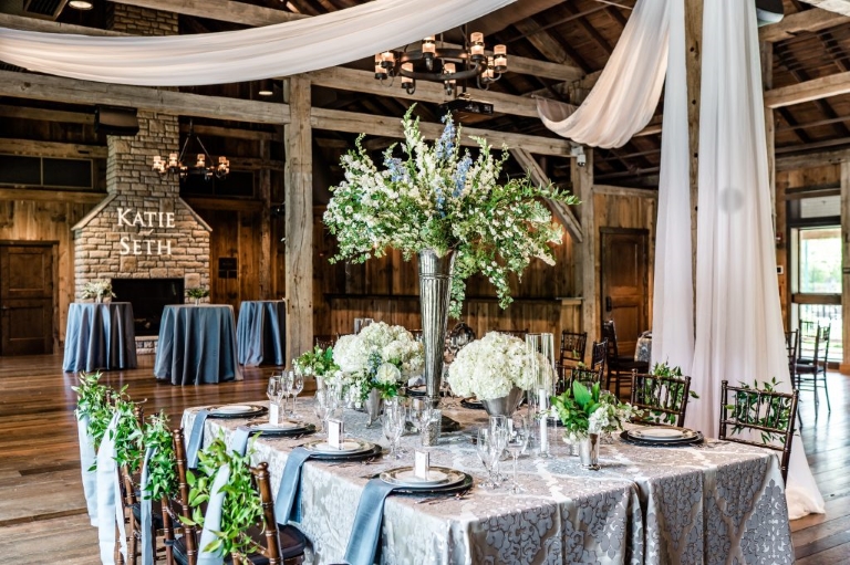 wedding reception area